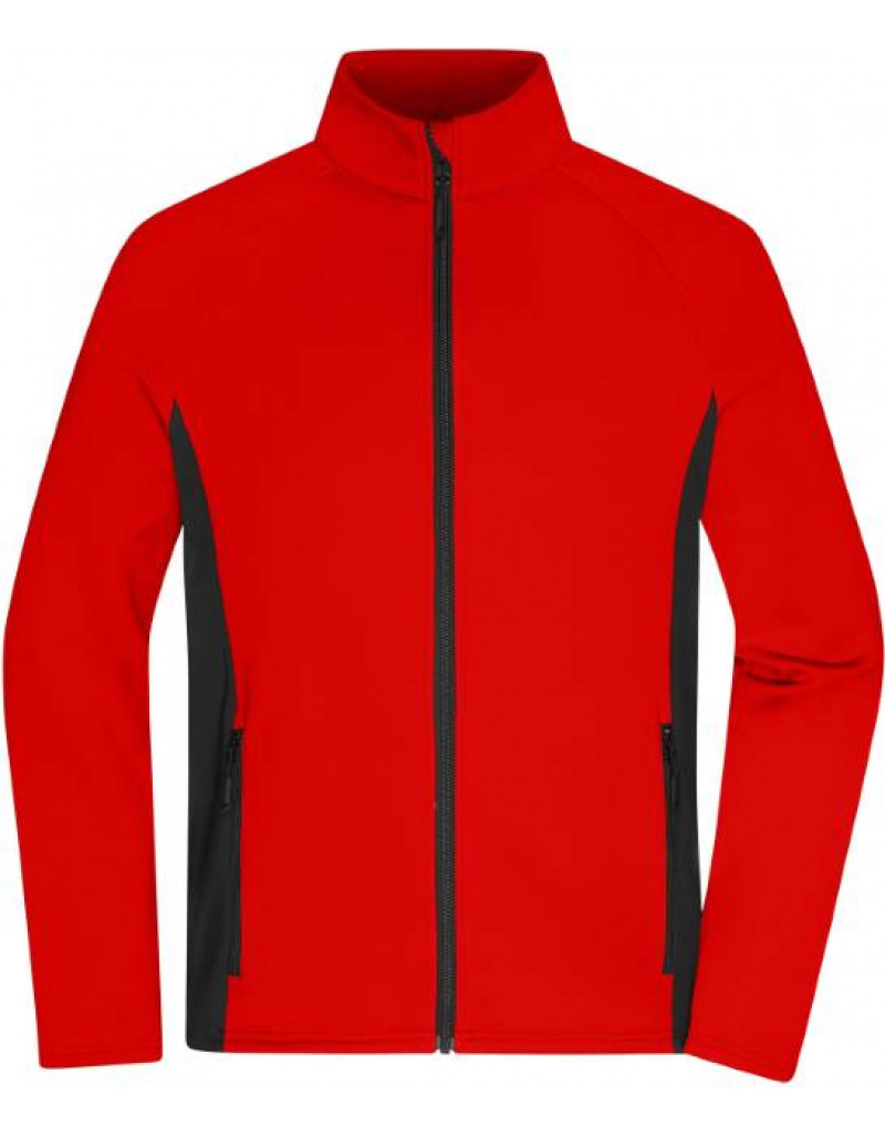 Jachetă elastică din fleece pentru bărbați